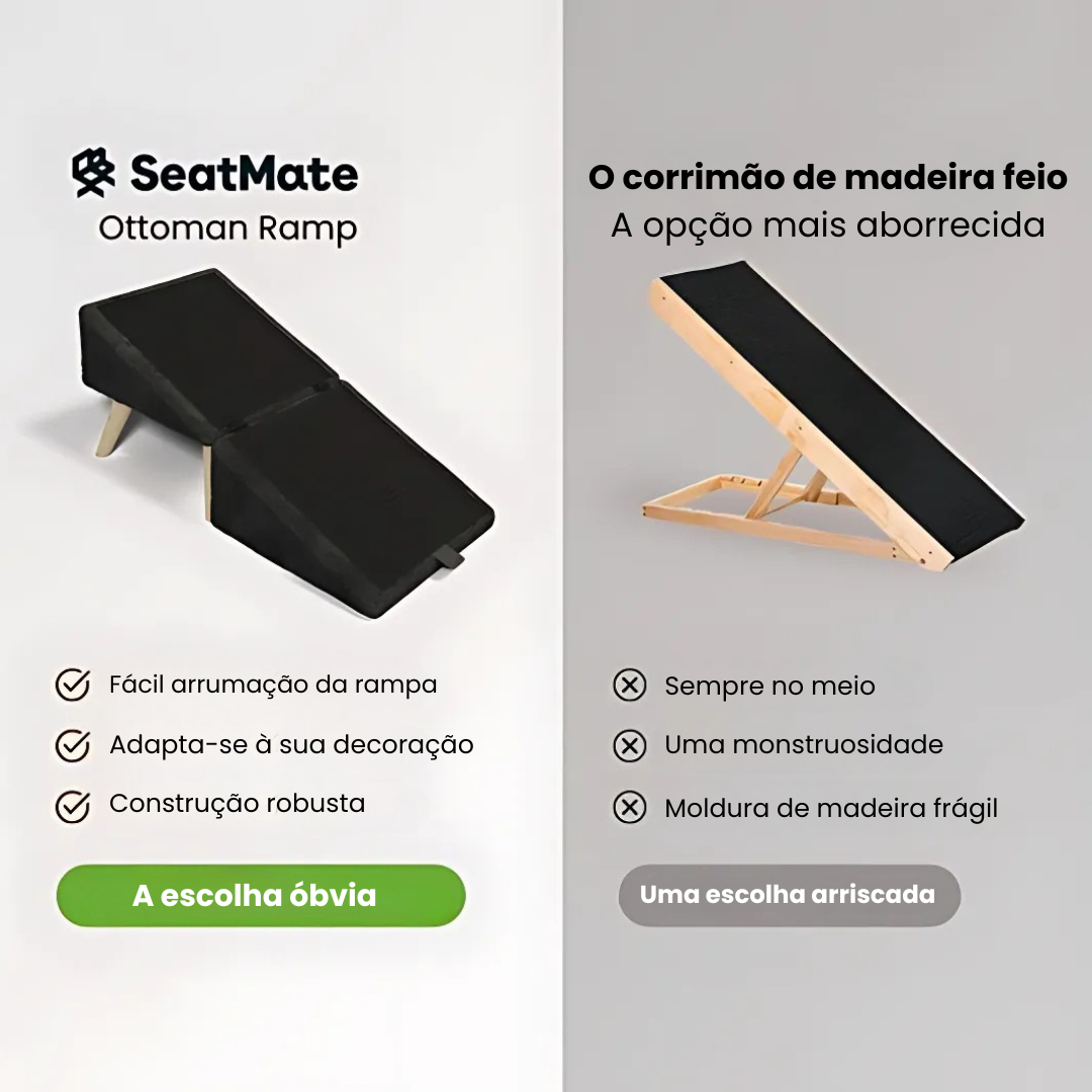 PawRest® - Rampa para cães + otomano