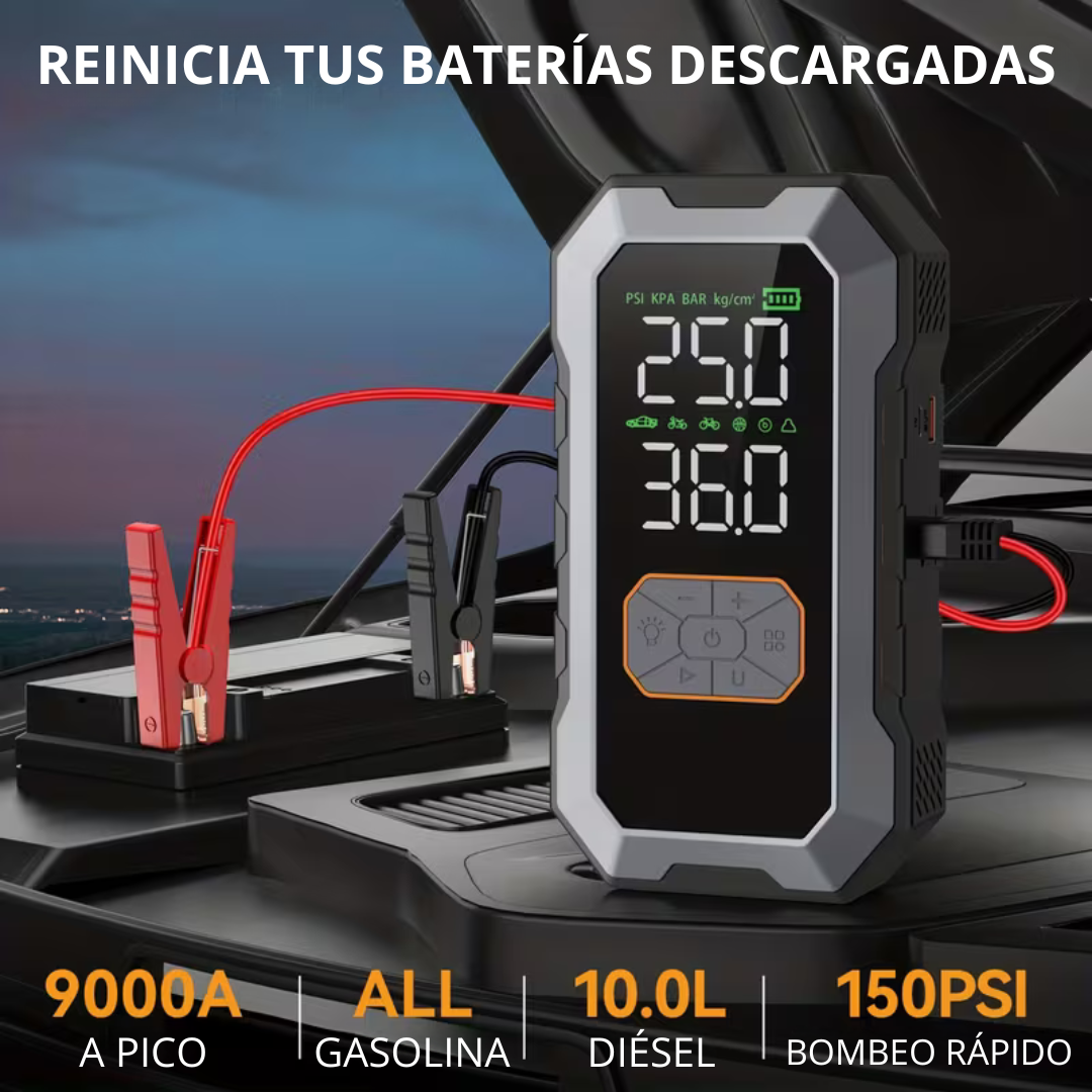 AutoRevive® - el arrancador de emergencia 4 en 1
