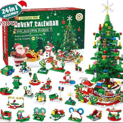 Countdown Calendar 2024 Christmas Theme Building Set®