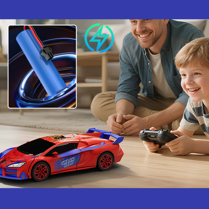 TurboRacer®: el coche robot transformable 2 en 1