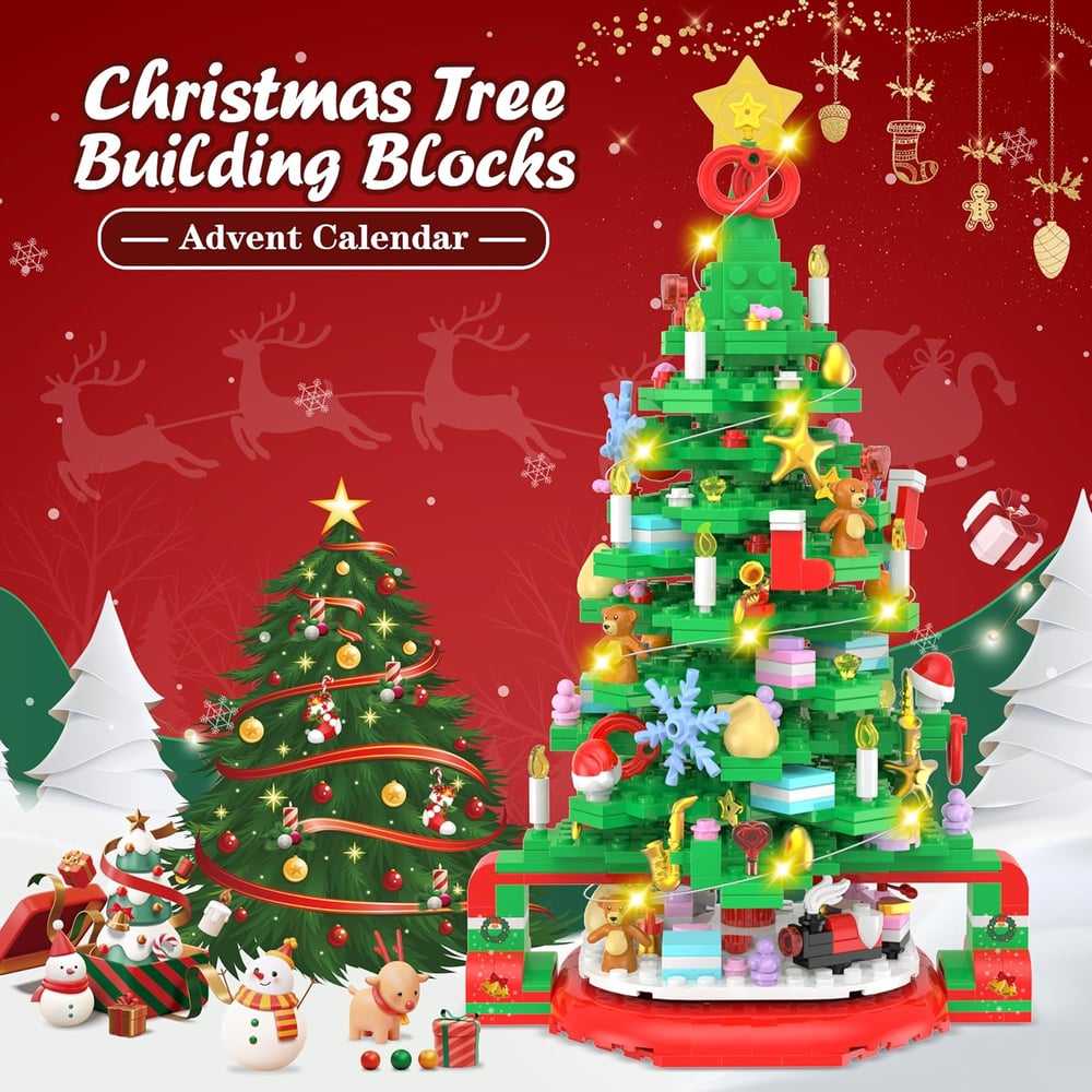 Countdown Calendar 2024 Christmas Theme Building Set®