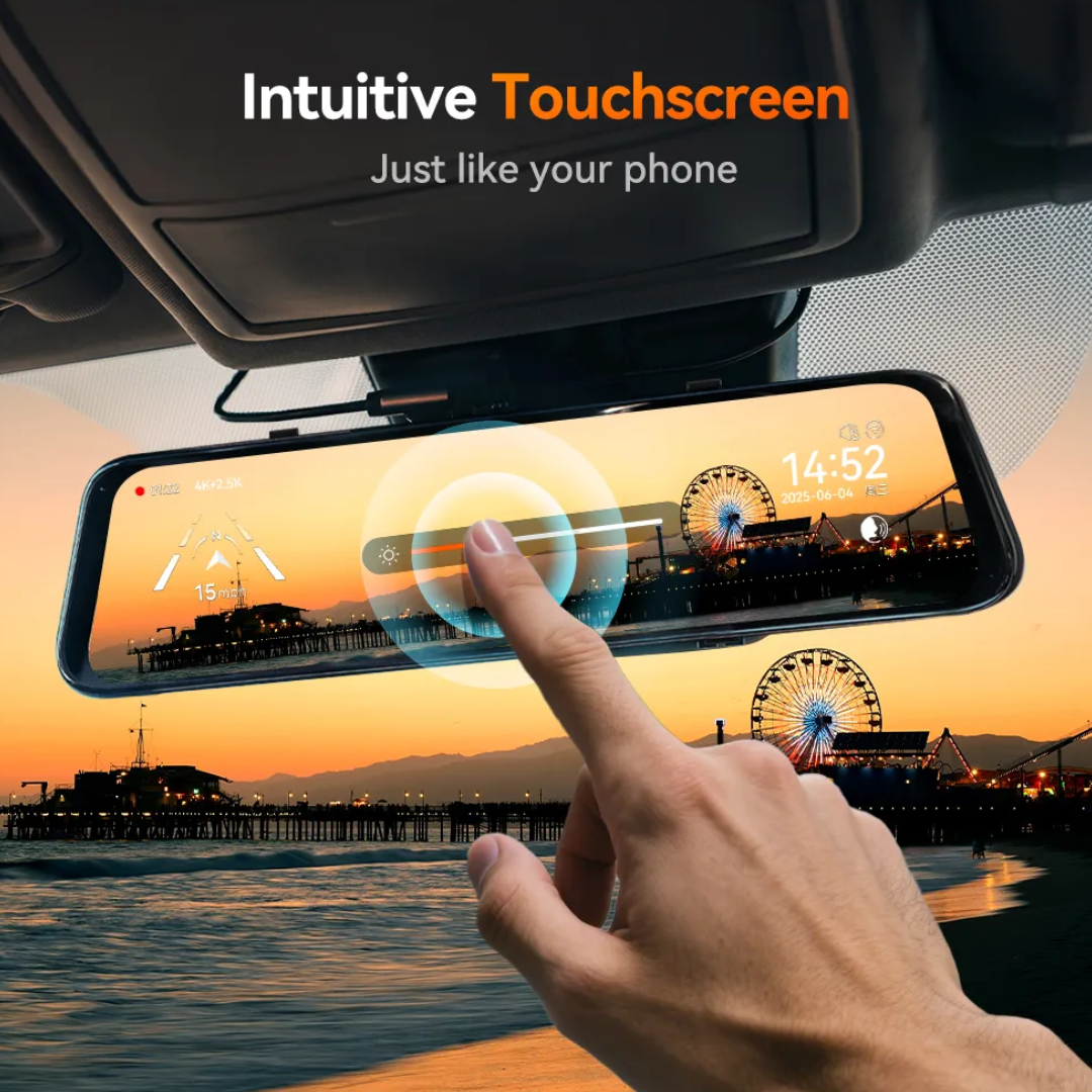 RoadGuard G900Pro® - 12MP WiFi Touch Screen Dash Cam Smart Mirror